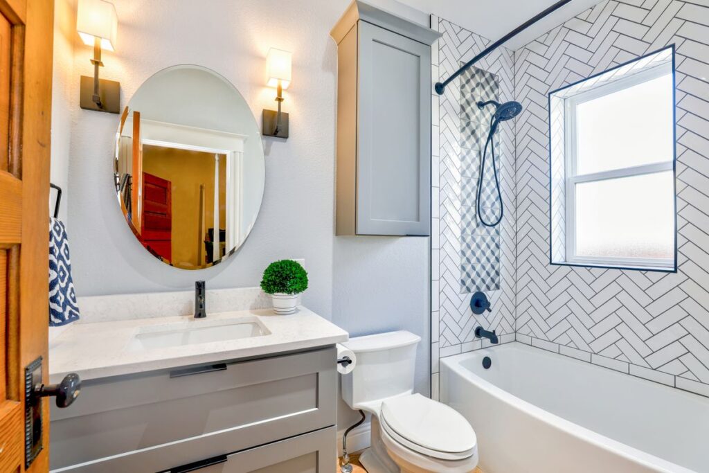 Frameless Shower Door — Clear Glass