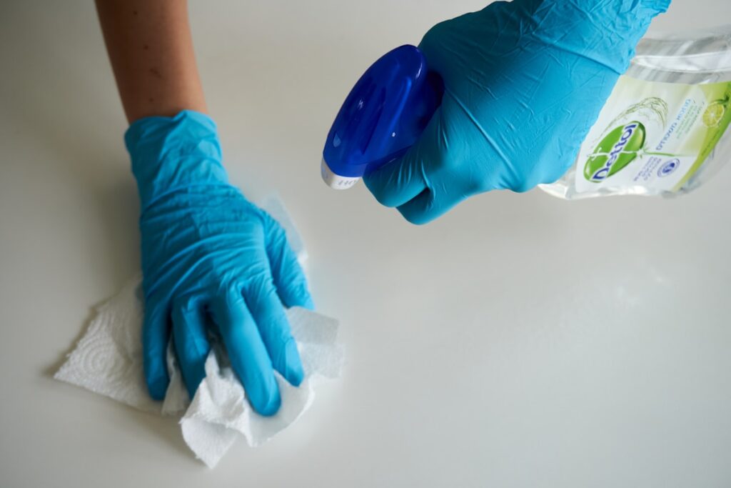 Shower Door Maintenance — Squeegee Cleaning
